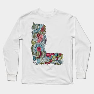 Letter L Long Sleeve T-Shirt